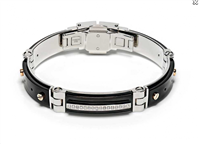 Bracciale Baraka Uomo in Ceramica Diamante BR213863ROCN073015
